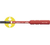 Wiha Embout interchangeable SoftFinish 283110040 VDE fente 4x75 mm diamètre 6 mm taille 4,0 mm