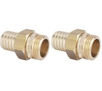 Embout laiton droit sortie de pompe 26 x 34 pour tuyau ø 25| Boutté (Lot de 2)