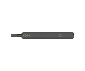 Embout lames interchangeable de tournevis Wera 840 S 1-4 Noir