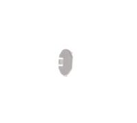 , embout lave-vaisselle rail blanc