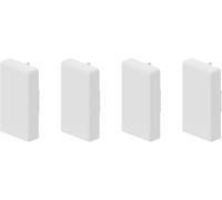 Embout LFG 15x30-9010, Plastique sans halogène, masquant Les Coupes, Blanc Alpin
