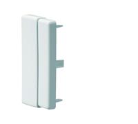 Hager Plaque d'extrémité pour canal d'installation LF/LFH, 119 x 42 mm, blanc signalisation LFF601169016 (plaque de recouvrement, capuchon, couvercle E)