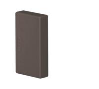 Embout lifea pour LF20035/36 RAL 8014 marron - HAGER LFF2003568014