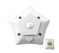 Embout lumineux UV pour toilettes, couvercle de purificateur d'air compact avec lumière UV, éclairage multifonction de toilettes et accessoires de nettoyage de salle de bain pour armoires et penderies