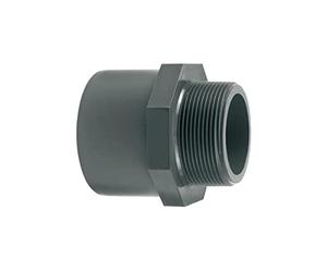 Embout mixte PVC pression M/F fileté 63 x 75 x 2" - Fitt