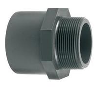 Embout mixte PVC pression M/F fileté 63 x 75 x 2" - Fitt