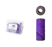 Embout Ongles Bandes For perceuse à ongles, Mini lime bande de sable, polissage des, nettoyage cuticules, sans mandrin en acier inoxydable pour Manucure(Purple 150(100PCS))