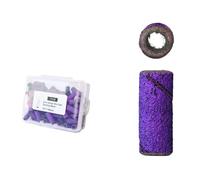 Embout Ongles Bandes For perceuse à ongles, Mini lime bande de sable, polissage des, nettoyage cuticules, sans mandrin en acier inoxydable pour Manucure(Purple 240(100PCS))