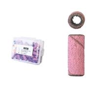 Embout Ongles Bandes For perceuse à ongles, Mini lime bande de sable, polissage des, nettoyage cuticules, sans mandrin en acier inoxydable pour Manucure(Pink 240(100PCS))