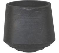 Embout patin enveloppant - noir - lot de 4 - D: 20 mm