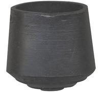 Embout patin pied de chaise - caoutchouc - noir - 12 mm - sachet de 4