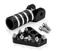 Embout Pedale de Frein Arrière + Embout Selecteur Vitesse Moto-Noir