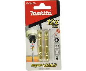 'EMBOUT PH2-50''IMPACT GOLD''2PCS' MAKITA - B39160
