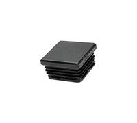 Embout plastique NOIR pour tube carré 45x45mm