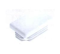 Embout plastique rentrant rectangle blanc AVL pour tube - 20x40 - 372240B