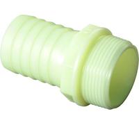 Embout polyamide mâle 20 x 27 tuyau ø 20 Blanc| Boutté