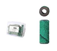 Embout Ponceuse Ongles For perceuse à ongles, Mini lime bande de sable, polissage des, nettoyage cuticules, sans mandrin en acier inoxydable pour Manucure(Green 150(100PCS))