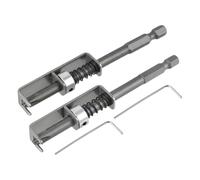 Embout porte-vis à ressort, pince à vis pour perceuse, outil de fixation universel anti-chute, 100 mm de longueur (lot de 2)