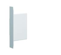 Embout pour BKIS épais 25mm acier RAL 9016 Pure - HAGER BKIS251306E9016