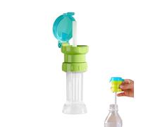 Embout pour bouteille d'eau | Embout universel anti-fuite - Paille avec dispositif d'arrêt pour lait, fêtes, voyages, camping, extérieur, intérieur, maison, voiture