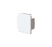 Embout pour LF 40x40mm vw - Capuchon d'extrémité pour chemin de cables, Black