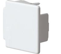 Embout pour LF 40x40mm vw - Capuchon d'extrémité pour chemin de cables, Black