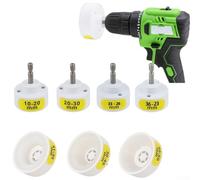 Embout pour machine de capsulage - Tête de capsulage de bouteilles électrique - Adaptateur de perceuse à sceller pour machine à capsuler les bouteilles électriques 6,35 mm (26-33 mm)