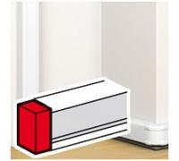 embout pour moulure - 80 x 50 mm - blanc - legrand mosaic 075611