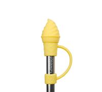 Embout pour paille cup isotherme inox Qwetch Jaune TU