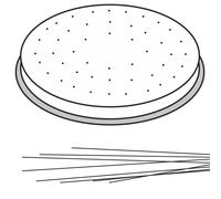 Embout pour pâtes ANGEL HAIR, 22 trous, diamètre 1 mm, MPF2.5/4 - Hendi 229408
