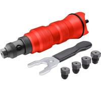 Embout pour perceuse Strend Pro Premium, 1/4", 2,4 - 6,4 mm Embout à river, pour rivets aveugles, en coffret