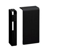 Hager Embout pour plinthe SL20080 (SL2008069011) Graphite noir