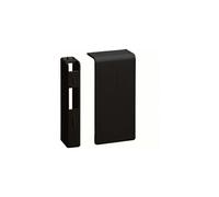Hager Embout pour plinthe SL20080 (SL2008069011) Graphite noir