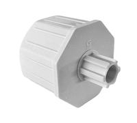 Embout pour tube octo 60, crabot 20 mâle - rond femelle Ø12 - L65 mm