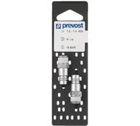 Embout PREVOST filetage mâle conique R 1/4 - La paire - ERP 076151P2 G