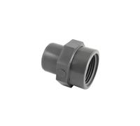 Embout PVC pression à coller mâle 25 mm, femelle à visser 15x21