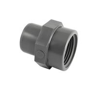 Embout PVC pression à coller mâle 50 mm, femelle à visser 40x49