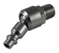 embout raccord air male articule a rotule cardan type us, france -
