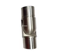 Embout Raccord Cardan Articulé inox A4 Satiné Pour Tube 42.4mm Epaisseur 2mm Garde Corps