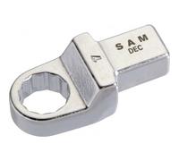 Embout rectangulaire 14x18 à œil déporté pour clés dynamométriques 14x18 - ouverture 30 mm SAM OUTILLAGE