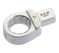 Embout rectangulaire 9X12 à œil déporté - ouverture 17 mm SAM OUTILLAGE