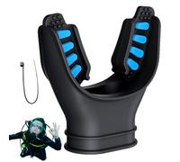 Embout régulateur de respiration en silicone, embout buccal de tuba ergonomique en silicone, accessoire de plongée résistant à l'usure, équipement de plongée pour la plongée en profondeur