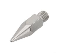 Embout remplaçable pour bâtons GPS avec réfracteur de lumière - Filetage M10 x 0,5 en acier inoxydable Pointe aiguisée pour stations totales et équipements d'arpentage,