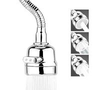 Embout robinet cuisine universel 3 types de sorties d'eau avec tuyau flexible en acier inox brise jet robinet cuisine adaptateur robinet cuisine mousseur robinet cuisine extension robinet cuisine