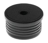 Embout rond Fortaps 35-22-2 M8 - Intérieur fileté - Noir