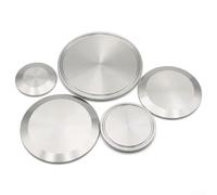 Embout sanitaire industriel avec virole à trois colliers de serrage, en acier inoxydable 304 pour tuyaux de 38 mm à 219 mm de diamètre, assure une étanchéité parfaite pour les applications de