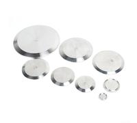 Embout sanitaire pour tuyaux industriels - 1 virole à trois colliers de serrage en acier inoxydable 304 - 38 mm et 219 mm pour connexion anti-fuite dans l'automobile, l'aérospatiale et la fabrication