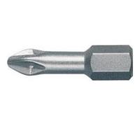 Embout semi-dur avec zone de torsion pour vis cruciforme 1/4'' PH, 25 mm de long, Dimensions : PH 3, Long. totale 25 mm G