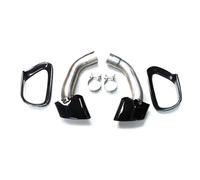 Embout Silencieux Buse Tuyau D'échappement Voiture En Acier Inoxydable 304 Pour X5 E70 2007 2008 2009 2010 V8 Look(Black Set)