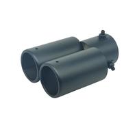 Embout Silencieux D'échappement Double Pour Voiture, Tuyau Rond En Acier Inoxydable Chromé Embout Silencieux D'Échappement